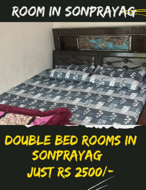 Double Bed Room in Sonprayag | ₹2500 Per Room